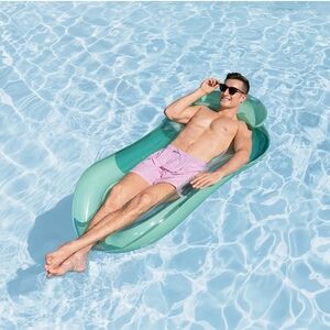 Bestway HydroLuxe Inflatable Pool Lounge Float 63" x 33" – 198 lb Capacity Green